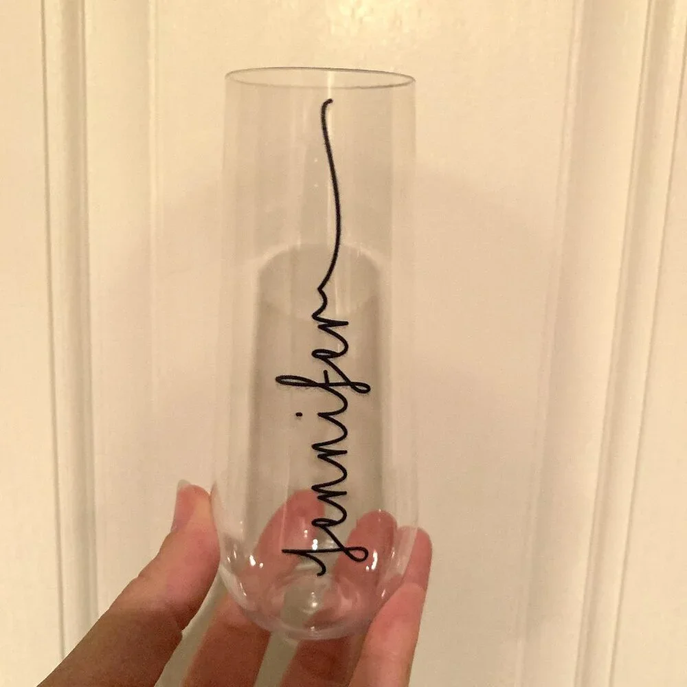 Custom Champagne Flute for